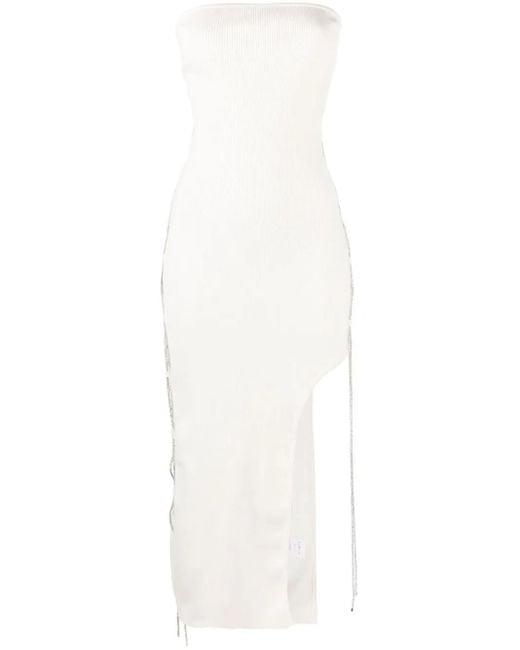 GIUSEPPE DI MORABITO レースアップ ドレス White