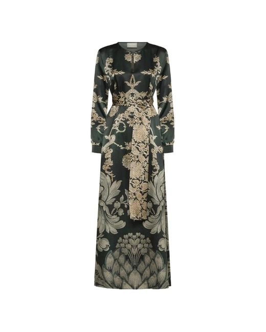 Pierre Louis Mascia Green Mutka Maxi Dress