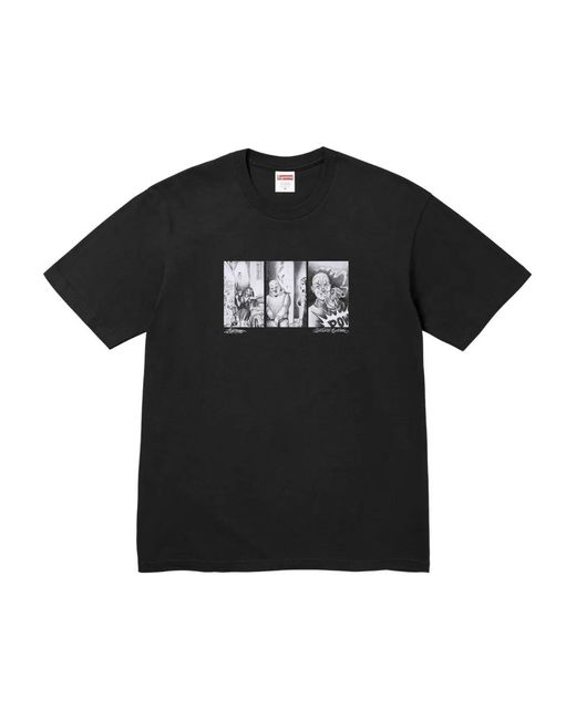 Supreme Black Mister Cartoon Pow T-Shirt for men