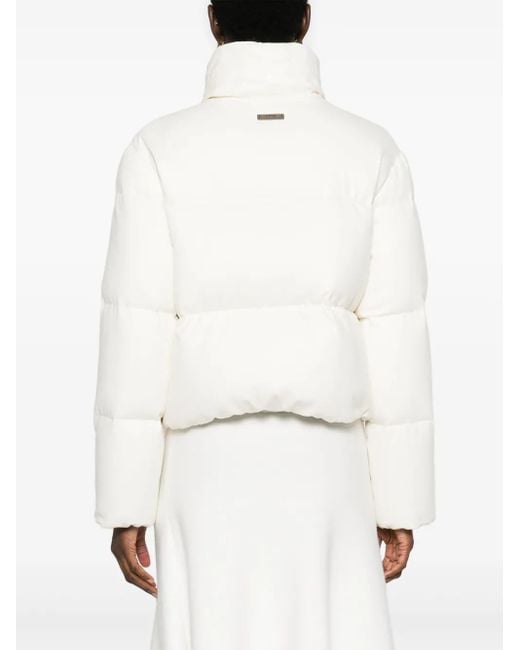 Peserico White Sequin-Detailing Jacket