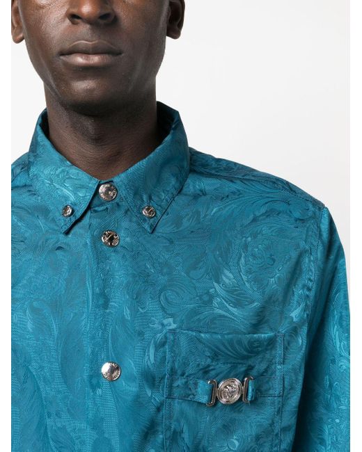 Barocco Silhouette Denim Shirt