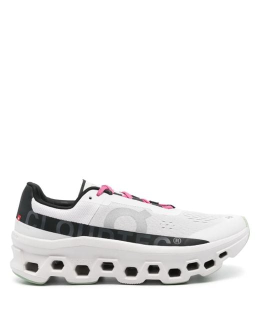 On Shoes White Cloudmster Sneakers for men