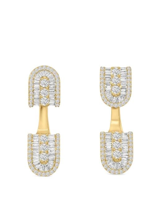 UNION LOS ANGELES Metallic Diamond Earrings