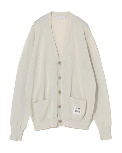 Undercover Vest Met Ritsdetail in het White voor heren