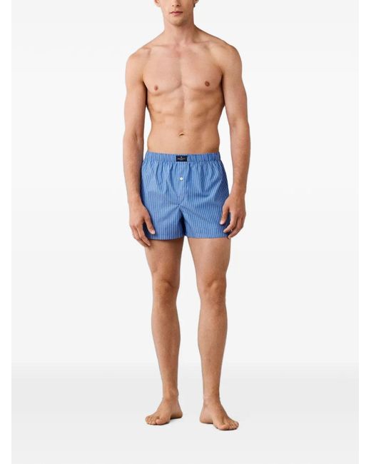 Hackett Blue Lot De Deux Boxers À Rayures for men