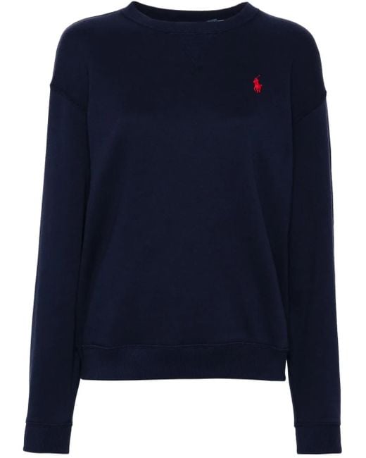 Polo Ralph Lauren Blue Comfortable Cotton Sweater Design
