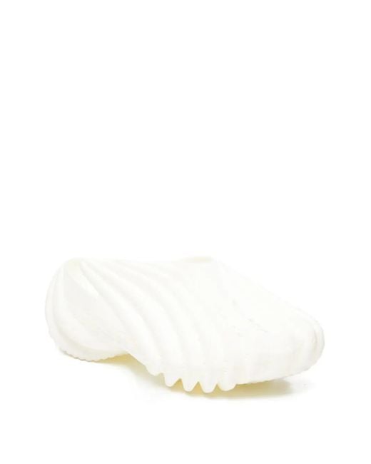 ALIVEFORM White Armis Slide Mules for men