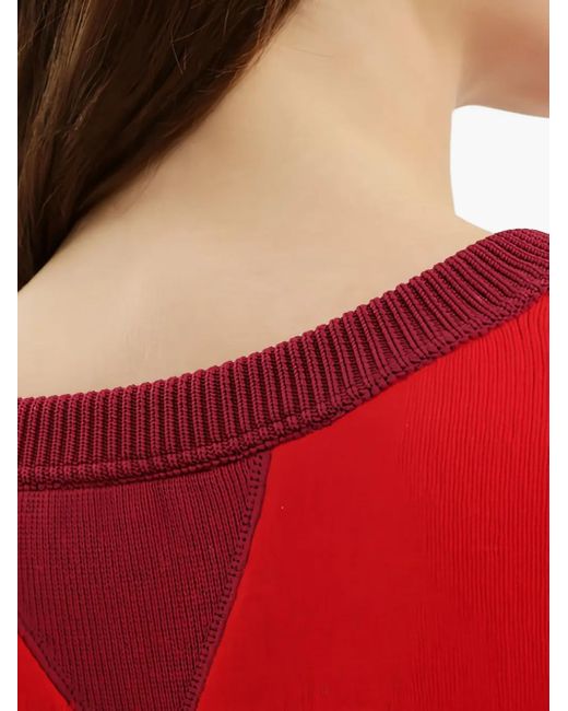 1989 STUDIO Red Round-Neck Sweater