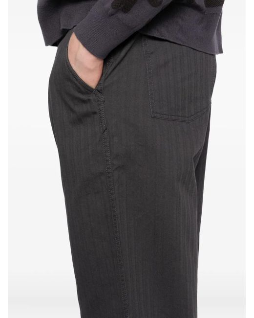 SPORT b. by agnès b. Gray Straight-Leg Trousers