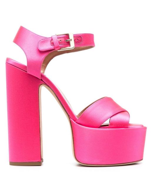 Sandalias Rosella con plataforma Laurence Dacade de color Pink