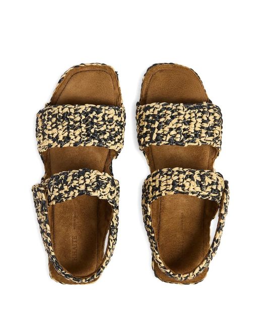 Khaite White Textured Sandals