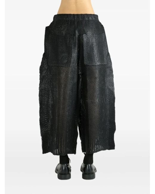 Issey Miyake Elasticated Im58kf282 Trousers Black