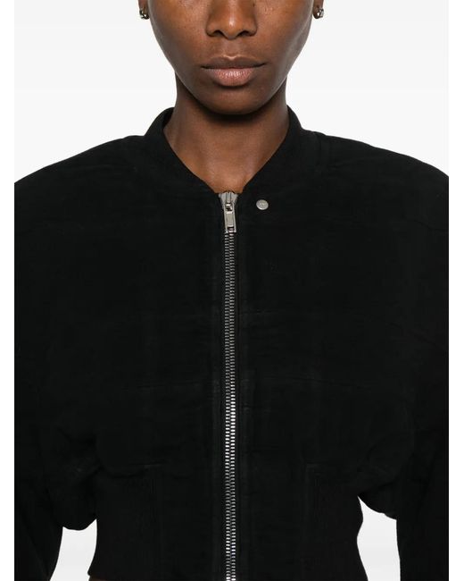Rick Owens Collage Bomberjack in het Black