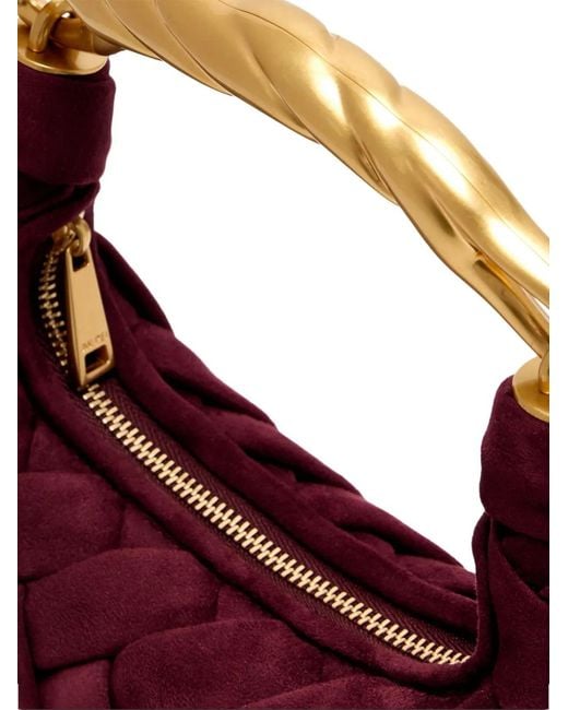 JW PEI Purple Orla Weave Handbag