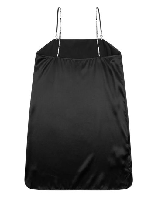 Chrome Hearts A La Mode Silk Mini Dress in Black | Lyst Chrome Hearts A La Mode Silk Mini Dress in Black | Lyst