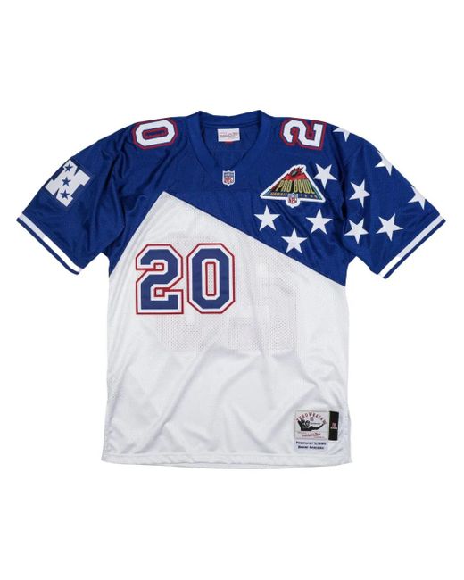 メンズ Mitchell & Ness Nfc 94 Barry Sanders Nfl Authentic Tシャツ Blue