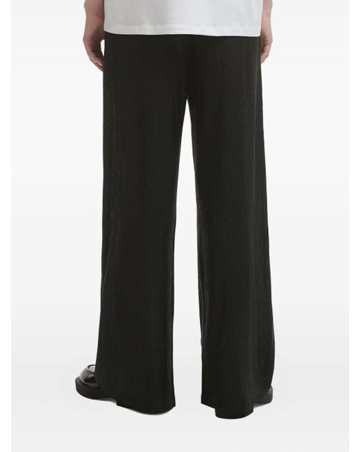 B+ AB Black Pleated-Details Trousers