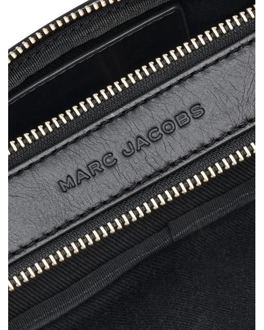 Marc Jacobs Black Snapshot Patchwork-Design Crossbody Bag