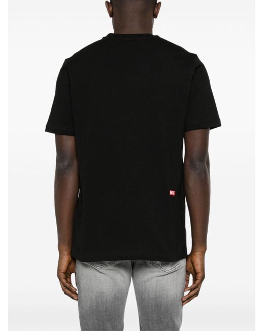 メンズ DIESEL T-just-n11 Tシャツ Black