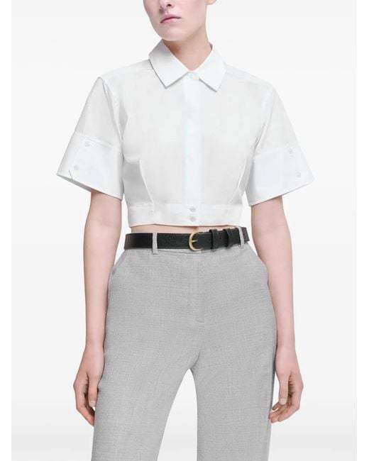 Jonathan Simkhai White Sabrina Shirt