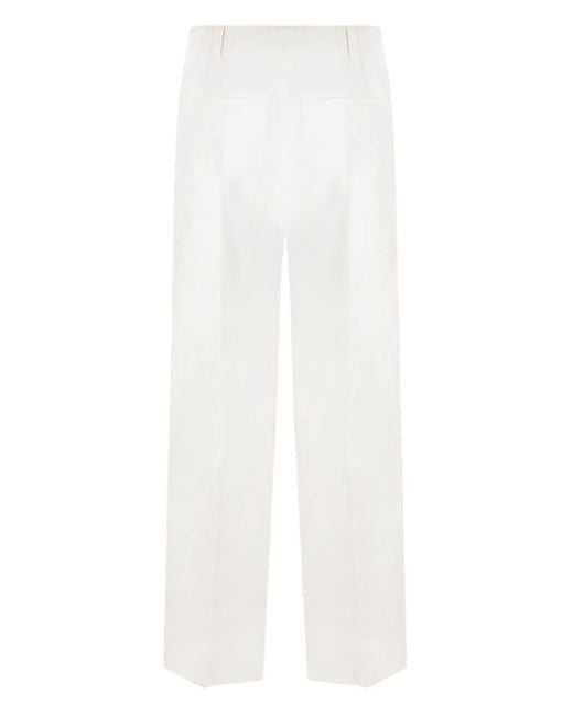 Pantaloni Sartoriali Dritti di Chloé in White