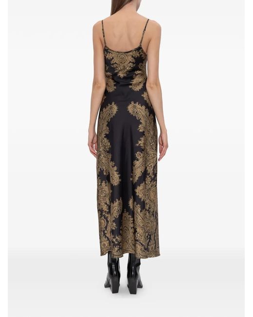 AllSaints Bryony ペイズリードレス Black