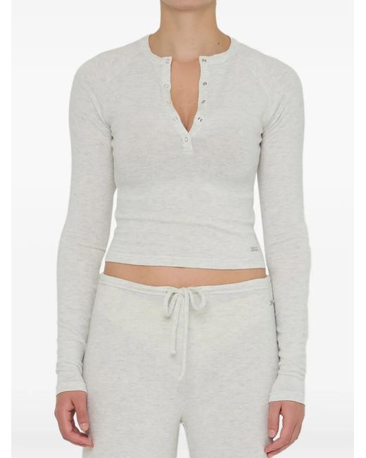 P.E Nation White Haven Long-Sleeve Top