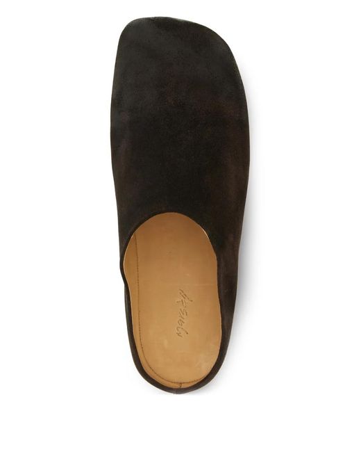 Marsèll Black Passo Square-Toe Mules for men