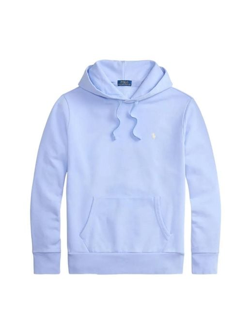 Polo Ralph Lauren Blue Hoodie À Logo Brodé for men