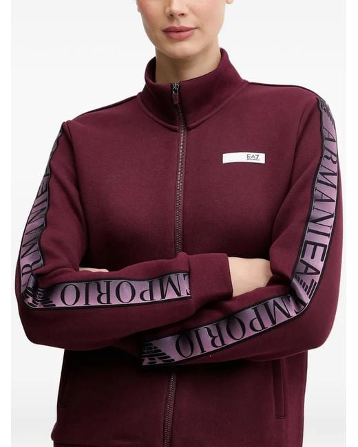 EA7 Purple Survêtement À Patch Logo