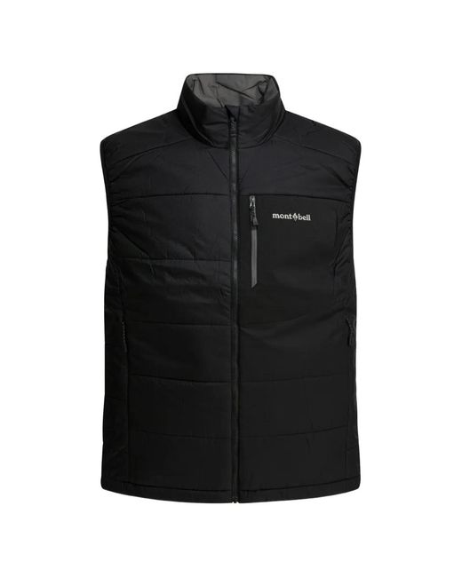 Montbell Black Thermawrap Quilted Gilet for men