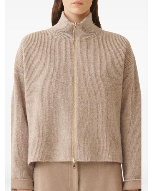 Fabiana Filippi Natural Zip-Fastening Reversible Jacket