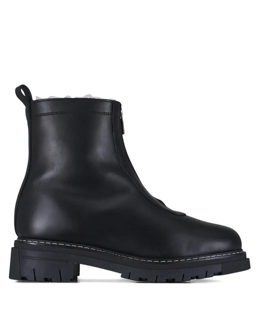 La Canadienne Black Delta Ankle Boots
