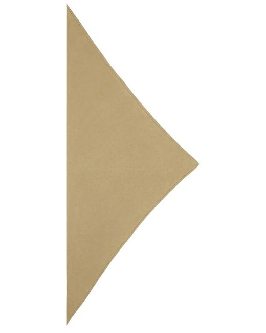 Totême Metallic Triangular Scarf