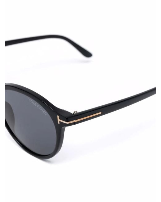 Tom Ford Blue Aurele Round-Frame Sunglasses for men