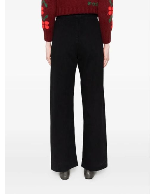 Bode Black Button-Detailed Jeans