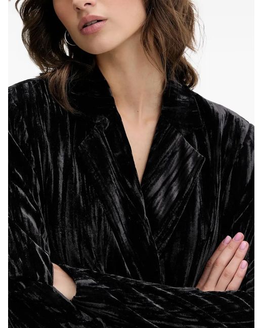 Karl Lagerfeld Black Belted Blazer