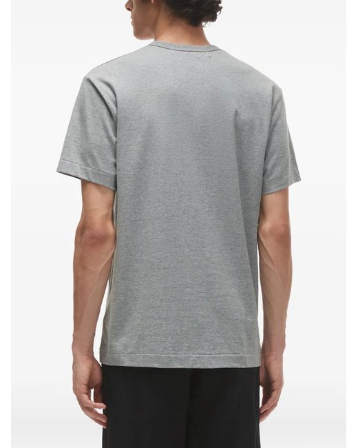 COMME DES GARÇONS PLAY Gray T-Shirt À Logo