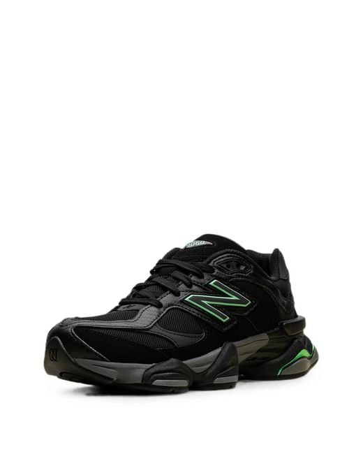 New Balance Black 9060 Panelled Sneakers