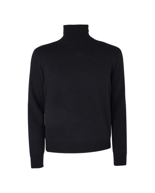 Agnona Blue Turtleneck Knit for men