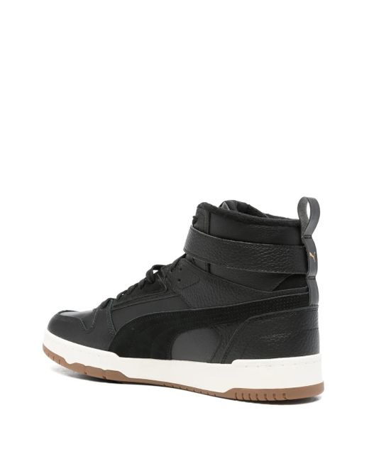 PUMA Black Rebound Sneakers
