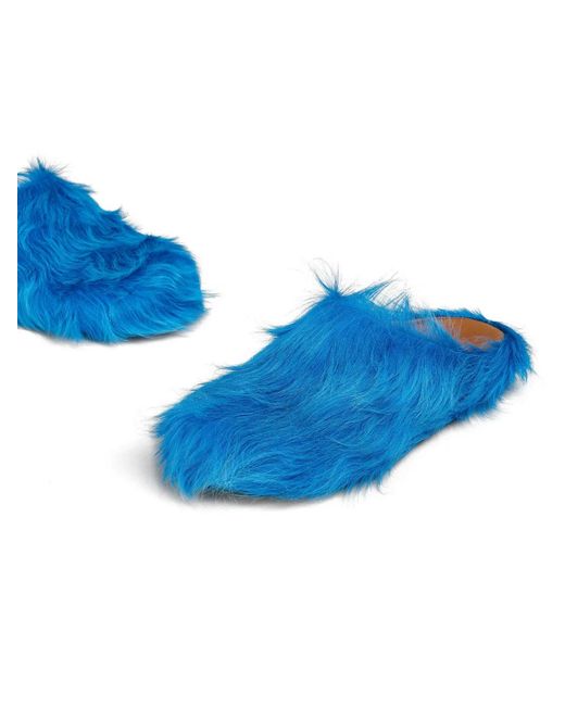 Marni Blue Slippers Fussbet Sabot for men