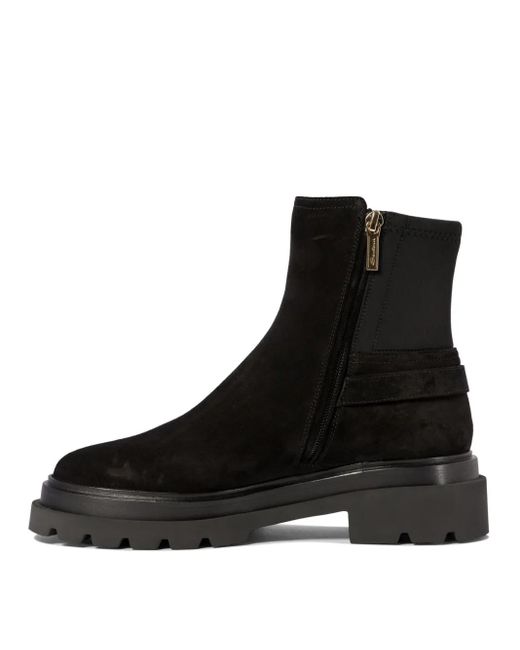 Santoni Black Boots