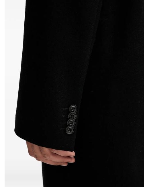 Abrigo con botones HUGO de hombre de color Black