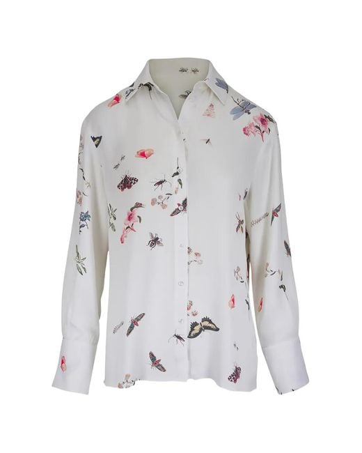 Erdem Gray Printed Longsleeve Shirt