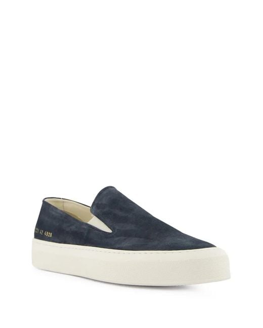 Common Projects Blue Slip-On Platform Sneakers for men