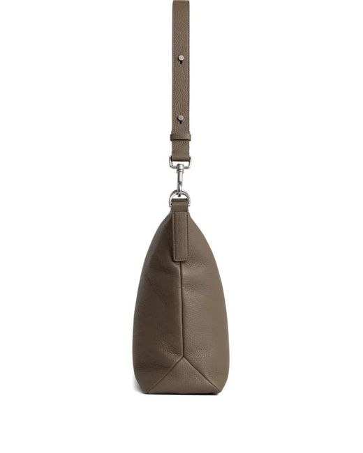 Yu Mei Brown Braidy Adjustable-Strap Shoulder Bag