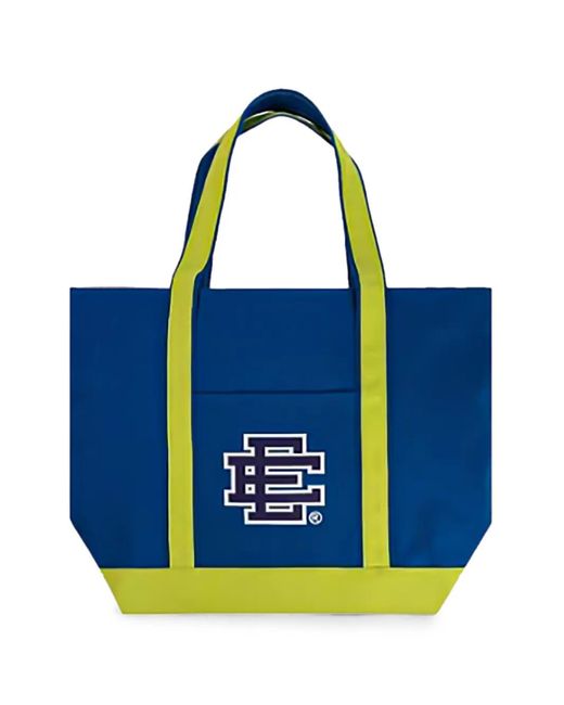 Eric Emanuel Blue Ee Logo-Print Tote Bag for men