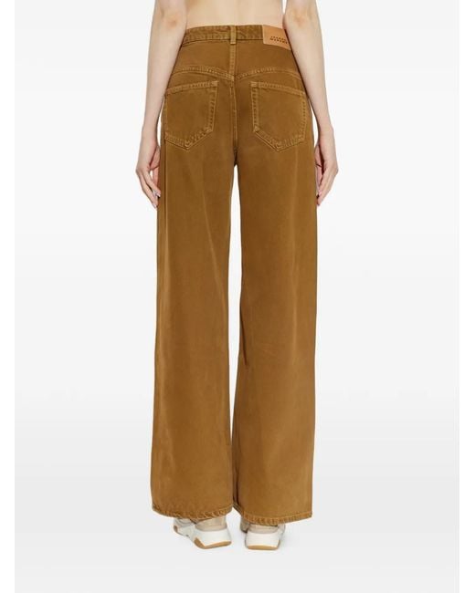 Vaqueros Anchos Lemony Isabel Marant de color Natural