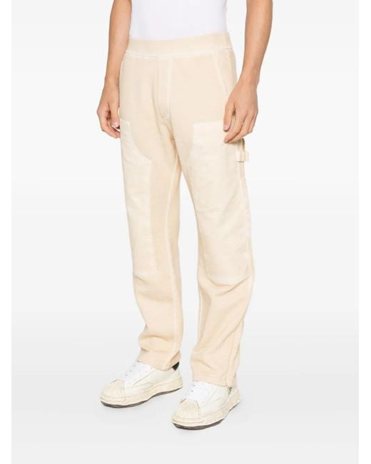 DSquared² Natural Logo-Print Track Pants for men